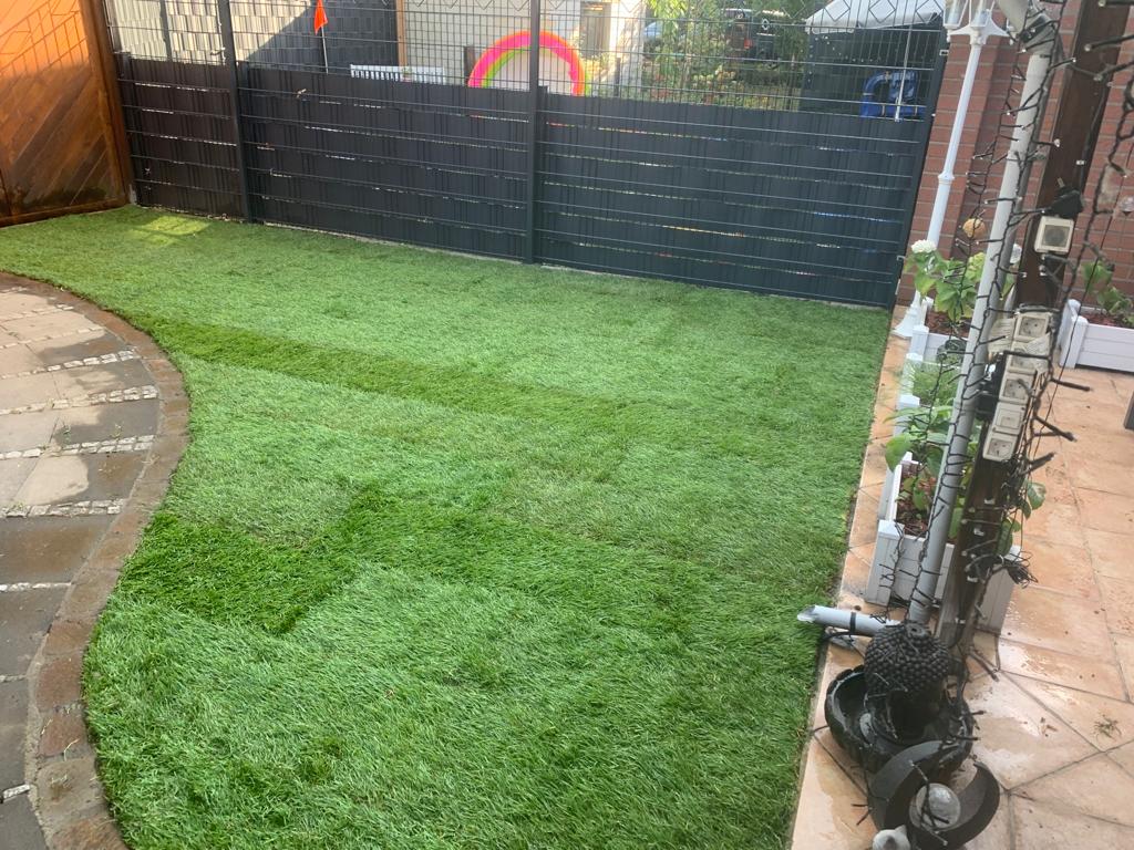 Gartengestaltung – nachher